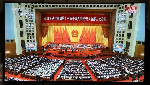 十三届全国人大三次会议在京开幕