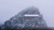 美！2021年华山首场秋雪