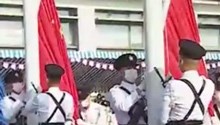 香港入境处庆祝成立60周年 ：学员秀中式步操 林郑月娥出席祝贺